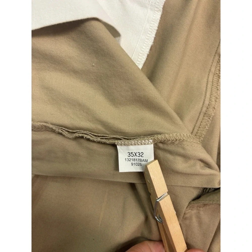 vtg Polo Ralph Lauren 35z32 Tan Classic Golf Pants Chino‎ Pleated High Waisted